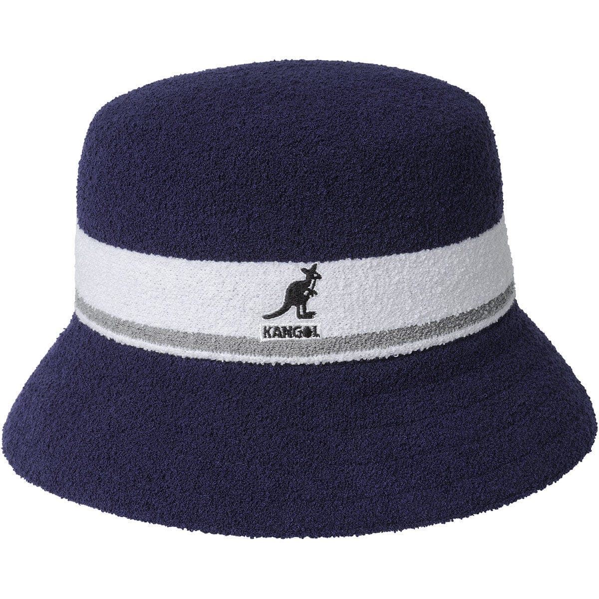 BUCKET KANGOL K3326ST BERMUDA STRIPE NAVY - Imagen 1