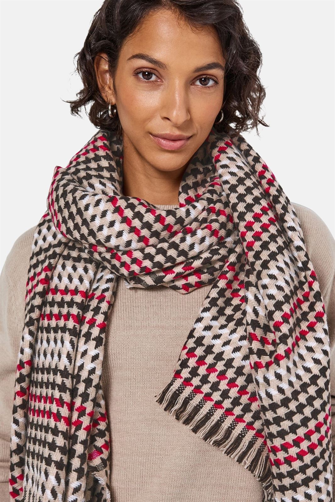 BUFANDA STREET ONE BEIGE - Imagen 1