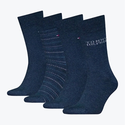 Caja 4 Pares Calcetines Tommy Hilfiger Tin Giftbox 701229780 003 804/805 - Imagen 2