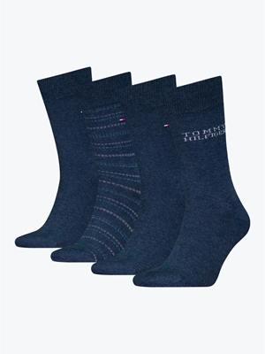 Caja 4 Pares Calcetines Tommy Hilfiger Tin Giftbox 701229780 003 804/805 - Imagen 2