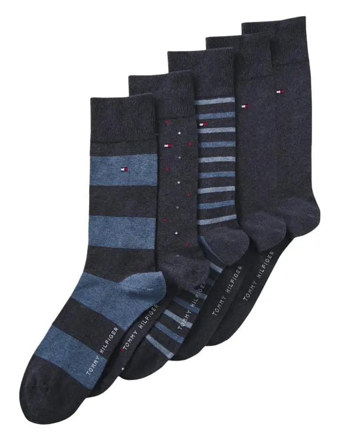 Caja Regalo 5 Pares Calcetines Tommy Hilfiger 701241159 001 - Imagen 2