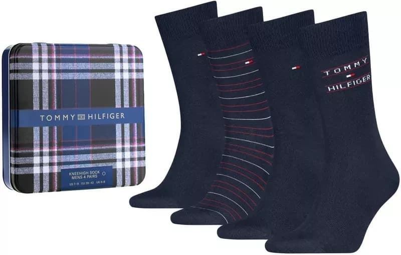 Caja Regalo Pack 4 Pares Calcetines Tommy Hilfiger 701241158 001 - Imagen 1