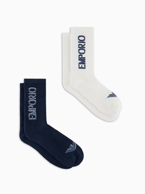 Calcetines EA7 Emporio Armani EM000543 AF12299 MB149 armani blue/white - Imagen 1