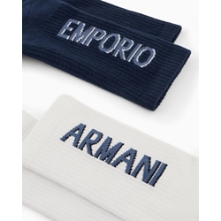 Calcetines EA7 Emporio Armani EM000543 AF12299 MB149 armani blue/white - Imagen 2