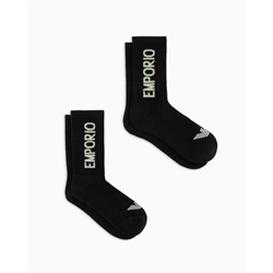 Calcetines EA7 Emporio Armani EM000543 AF12299 MC005 black/black - Imagen 1