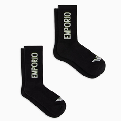 Calcetines EA7 Emporio Armani EM000543 AF12299 MC005 black/black - Imagen 1