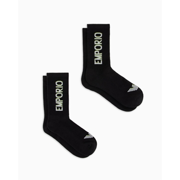 Calcetines EA7 Emporio Armani EM000543 AF12299 MC005 black/black - Imagen 1