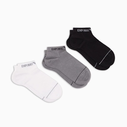 Calcetines Emporio Armani EM000550 AF12276 MC287 black/white - Imagen 1