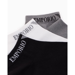 Calcetines Emporio Armani EM000550 AF12276 MC287 black/white - Imagen 2
