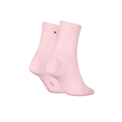 Calcetines Mujer Tommy Hilfiger Light PInk 701232608 003801/802 - Imagen 1