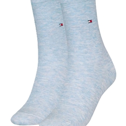 Calcetines Mujer Tommy Hilfiger Pack 2 Blue Melange 371221 106801/802 - Imagen 1