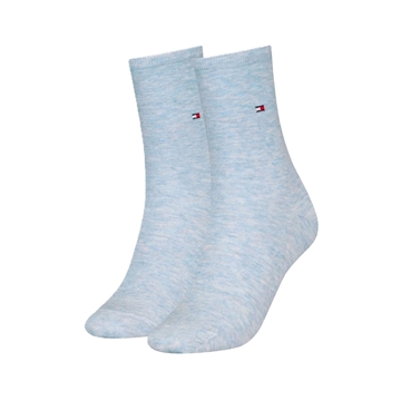 Calcetines Mujer Tommy Hilfiger Pack 2 Blue Melange 371221 106801/802 - Imagen 1