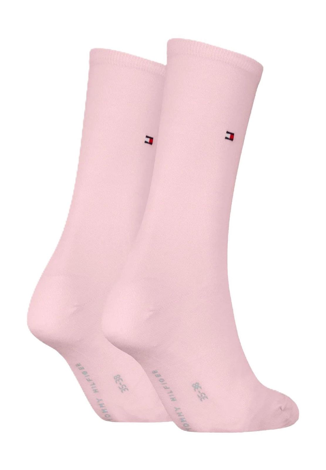 Calcetines Mujer Tommy Hilfiger Pack 2 Light Pink 371221 107801/802 - Imagen 2