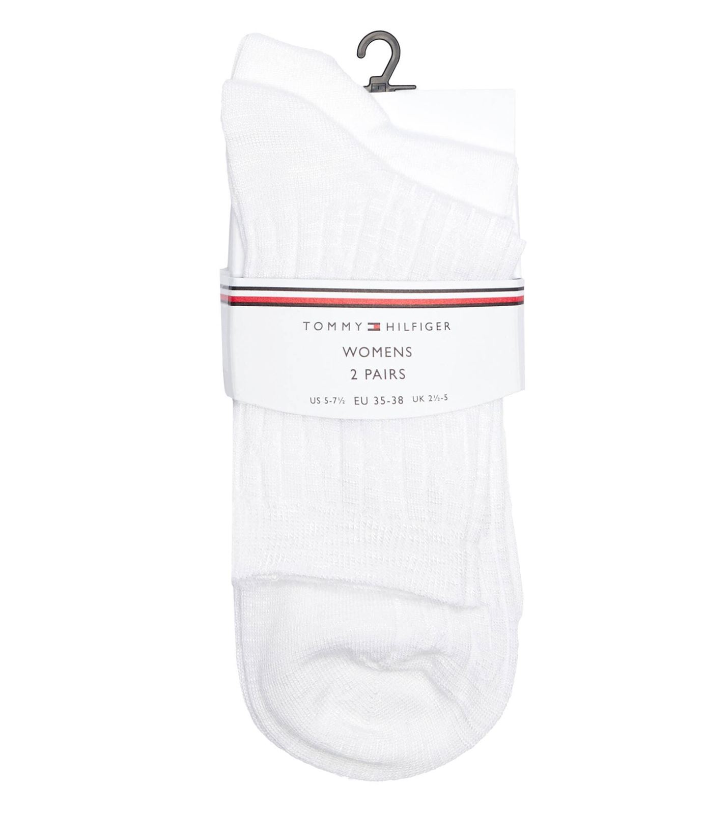Calcetines Mujer Tommy Hilfiger White 701232608 001801/802 - Imagen 2