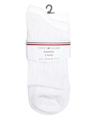 Calcetines Mujer Tommy Hilfiger White 701232608 001801/802 - Imagen 2