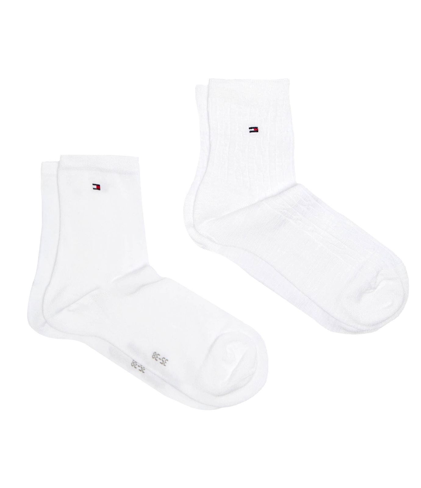 Calcetines Mujer Tommy Hilfiger White 701232608 001801/802 - Imagen 3