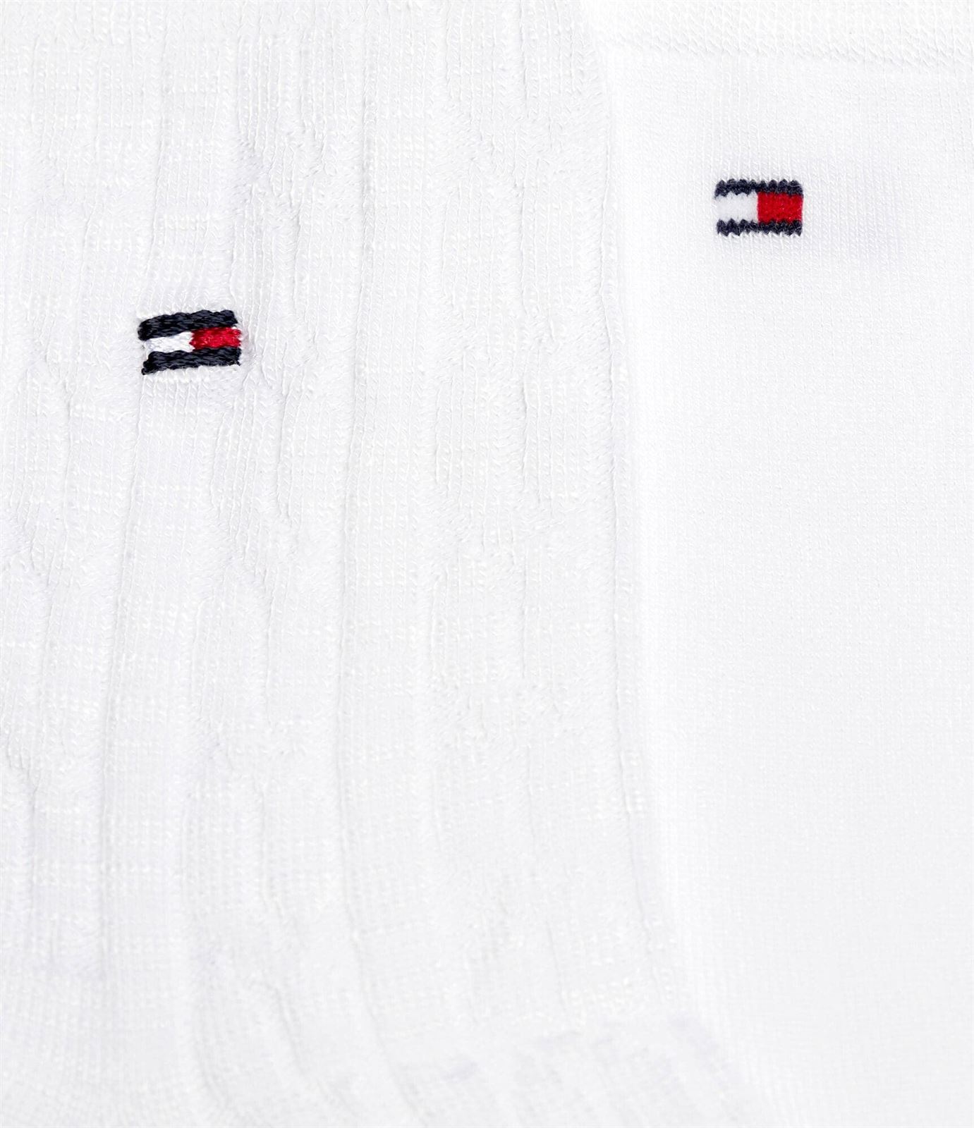Calcetines Mujer Tommy Hilfiger White 701232608 001801/802 - Imagen 4