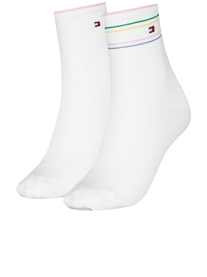 Calcetines Mujer Tommy Hilfiger White 701232614 001801/802 - Imagen 1