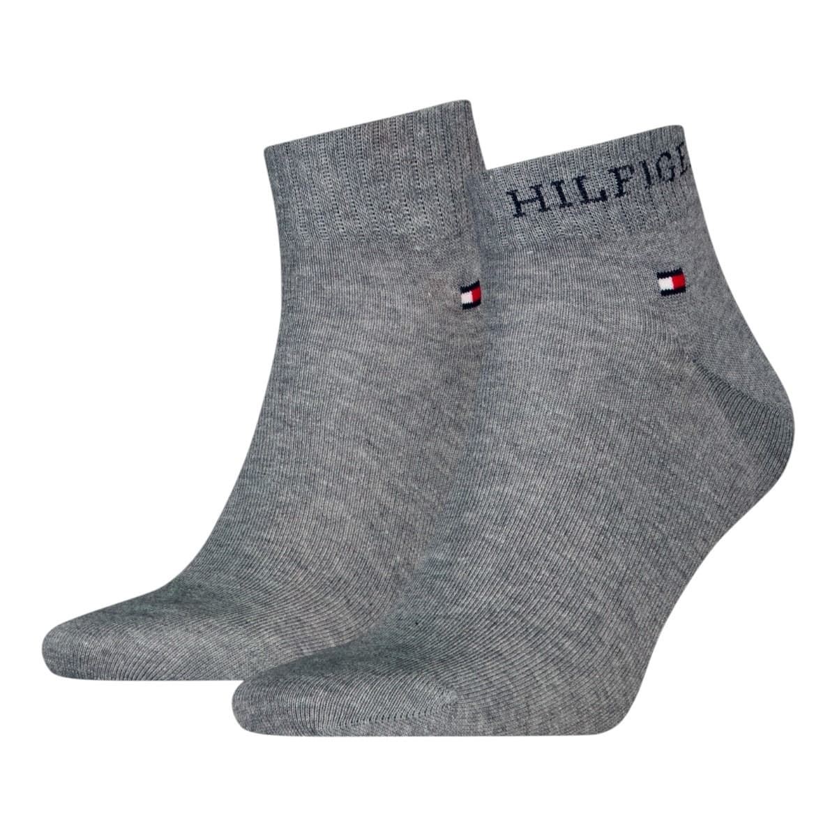 Calcetines Tommy Hilfiger Pack 2 Middle Grey Melange 701232466 002804/805 - Imagen 1