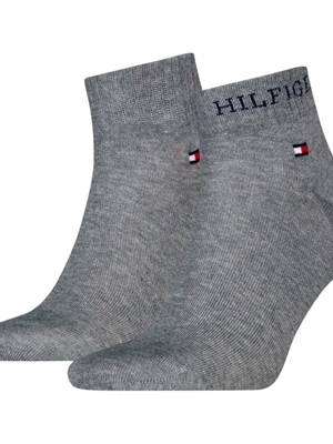 Calcetines Tommy Hilfiger Pack 2 Middle Grey Melange 701232466 002804/805 - Imagen 1