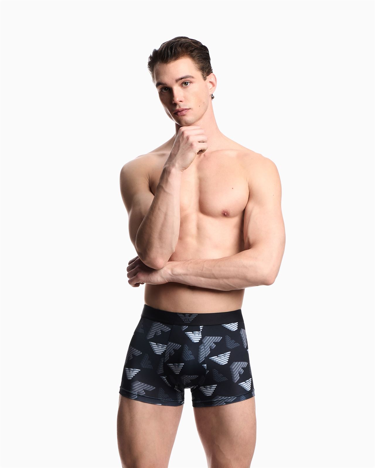 Calzoncillo Microfiber Emporio Armani Eagle Black-Shade EM000232 AF14997 FC072 - Imagen 2
