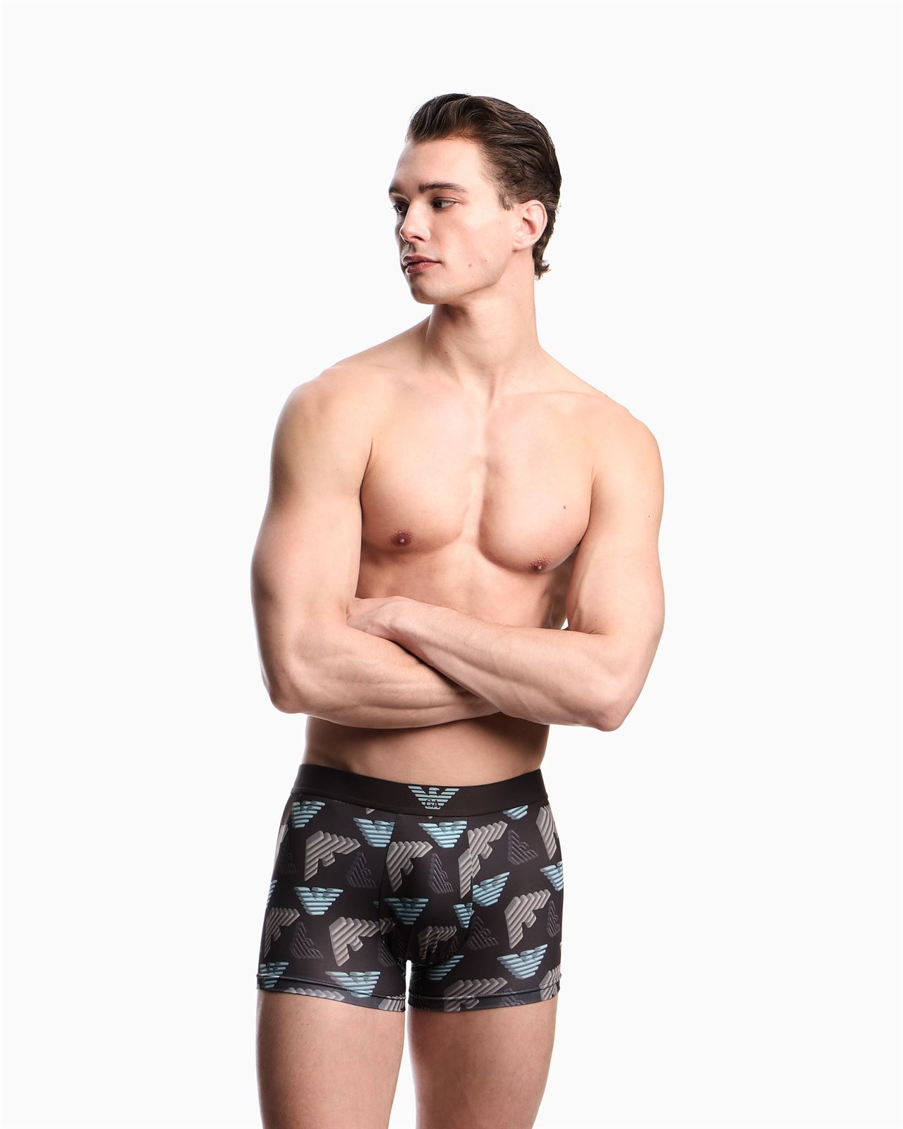 Calzoncillo Microfiber Emporio Armani Eagle Chocco-Fungi EM000232 AF14997 F6019 - Imagen 2