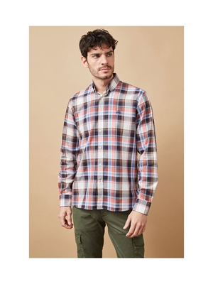 Camisa Altonadock 105303 azul/rojo - Imagen 1