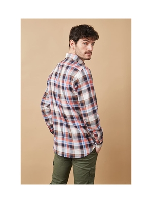 Camisa Altonadock 105303 azul/rojo - Imagen 2