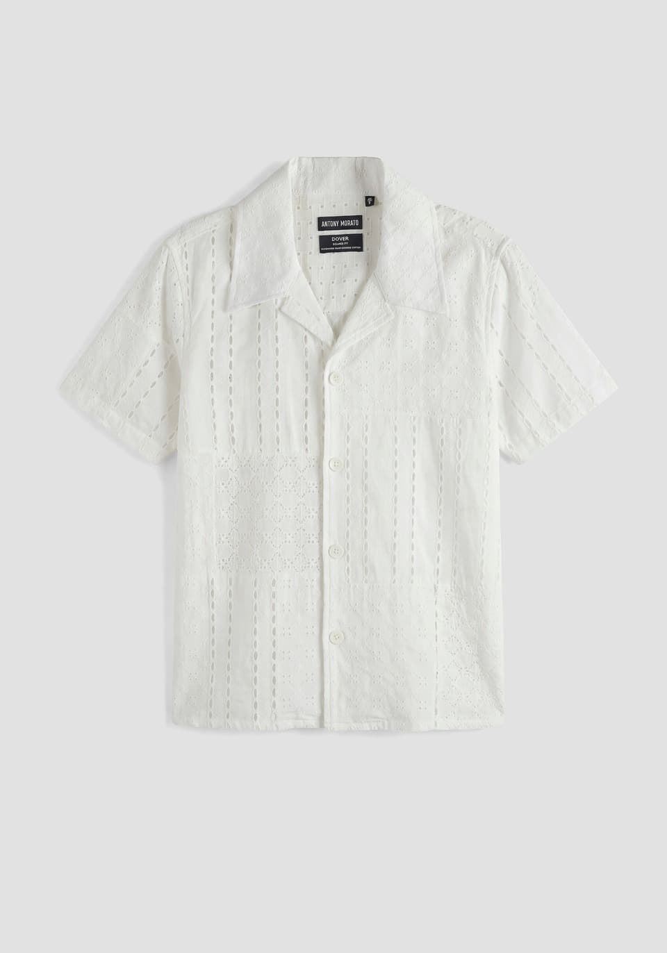 Camisa Antony Morato Dover Crema MMSS00208 FA440075 1011 - Imagen 1