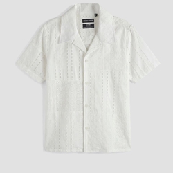 Camisa Antony Morato Dover Crema MMSS00208 FA440075 1011 - Imagen 1
