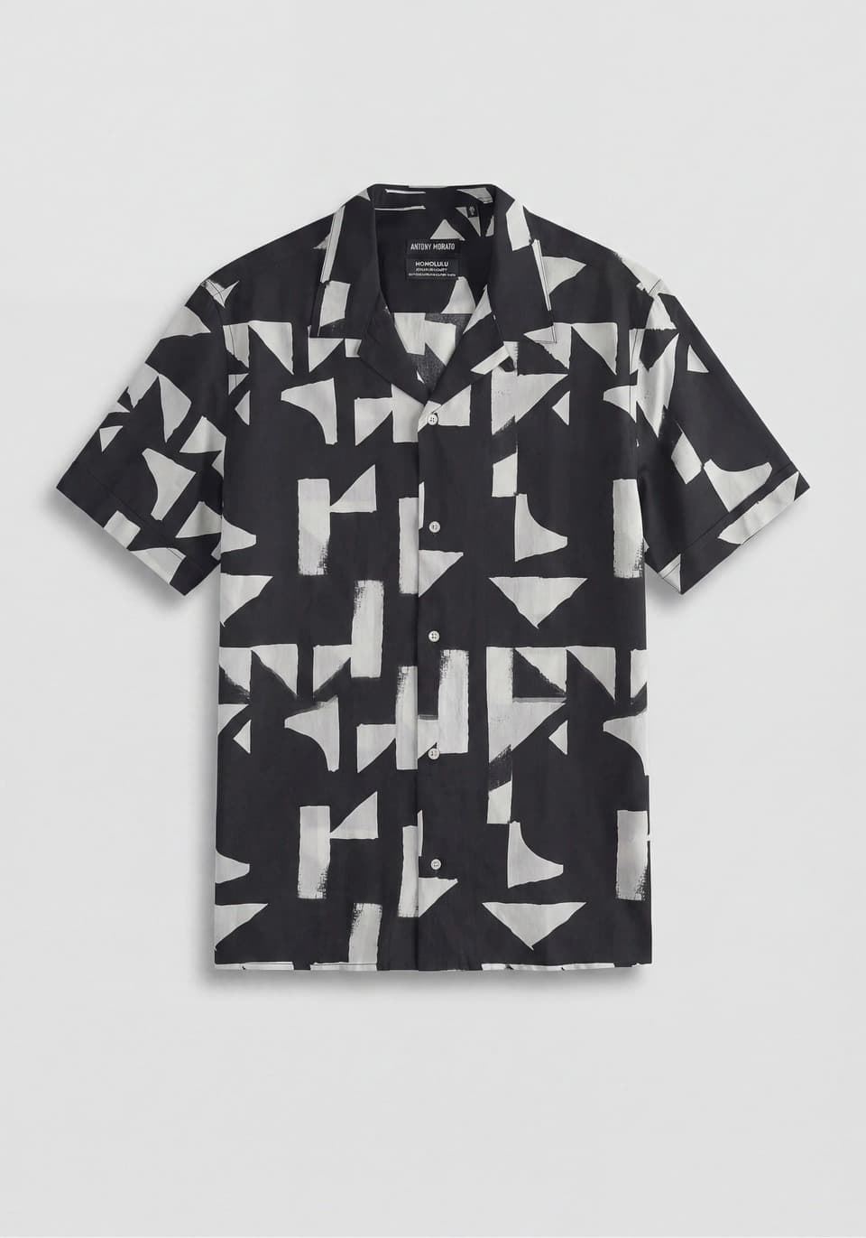 Camisa Antony Morato Honolulu Black MMSS00171 FA430666 9000 - Imagen 1