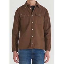 Camisa Antony Morato MMSL00725 FA700133 2104 tabaco oscuro - Imagen 1