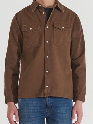 Camisa Antony Morato MMSL00725 FA700133 2104 tabaco oscuro - Imagen 1