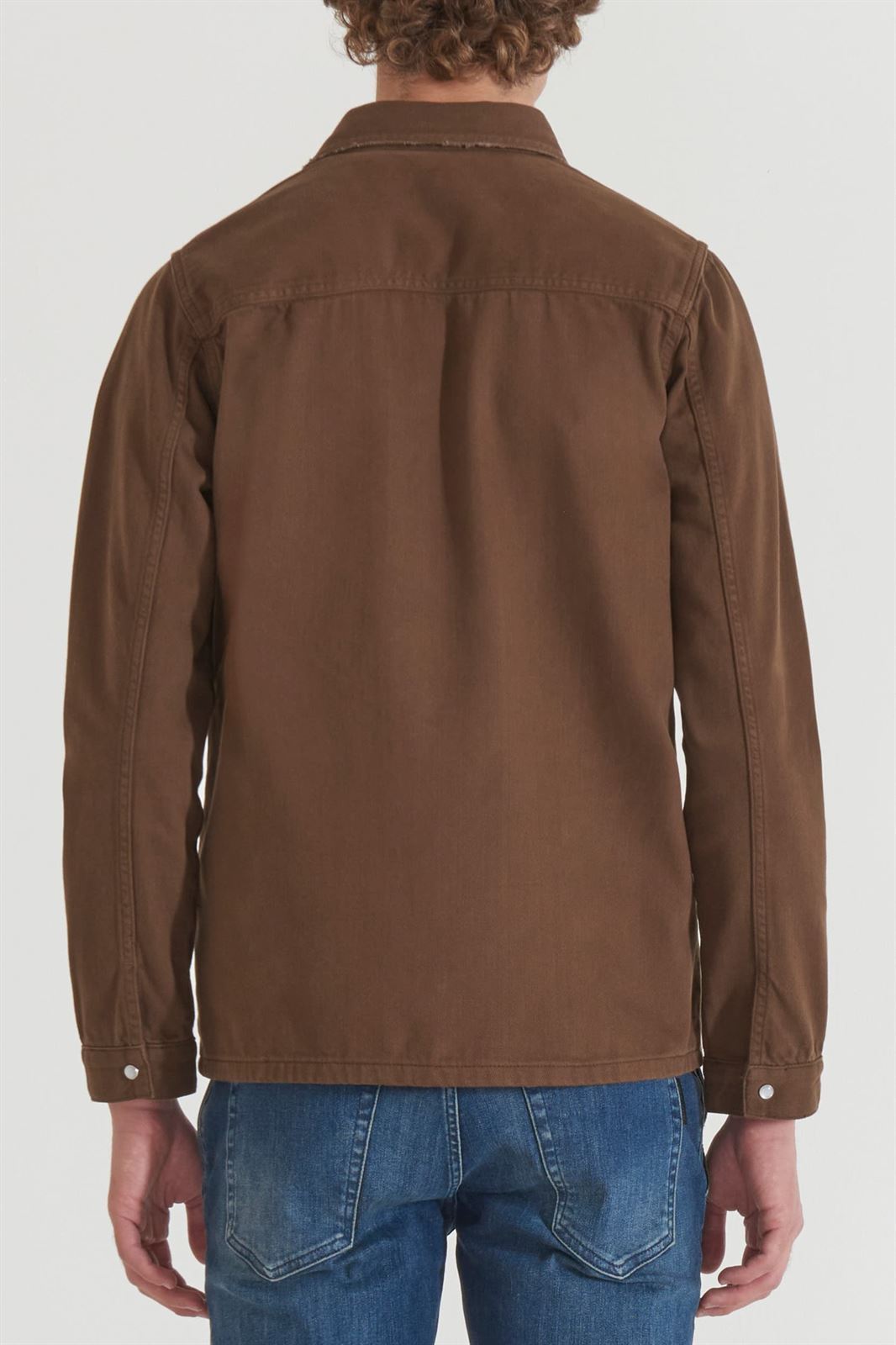Camisa Antony Morato MMSL00725 FA700133 2104 tabaco oscuro - Imagen 2
