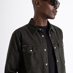 Camisa Antony Morato MMSL00725 FA700133 4075 verde militar - Imagen 2