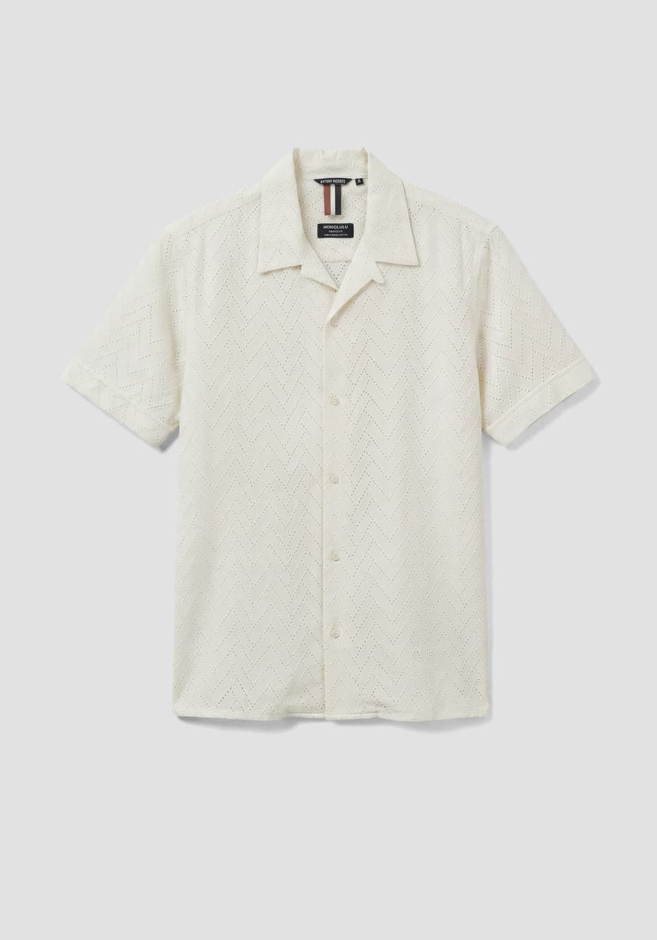 Camisa ANTONY MORATO MMSS00189 FA440068 1021 manteca - Imagen 1