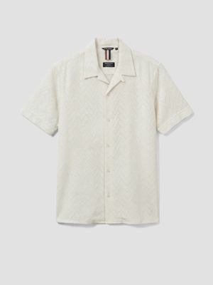 Camisa ANTONY MORATO MMSS00189 FA440068 1021 manteca - Imagen 1