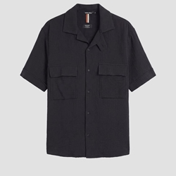 Camisa ANTONY MORATO MMSS00203 FA400101 9000 negro - Imagen 1