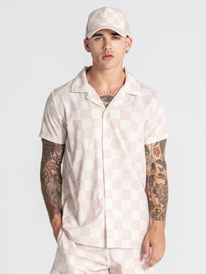 Camisa Gianni Kavanagh Beige Piazza Shirt GKM007442 - Imagen 1