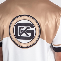 Camisa GIANNI KAVANAGH GKM006846 Gold Smoke Satin Shirt - Imagen 2