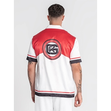 Camisa GIANNI KAVANAGH GKM006853 Red Smoke satin Shirt - Imagen 2