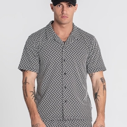 Camisa GIANNI KAVANAGH GKM006957 black vibration shirt - Imagen 1