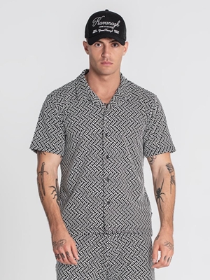 Camisa GIANNI KAVANAGH GKM006957 black vibration shirt - Imagen 1