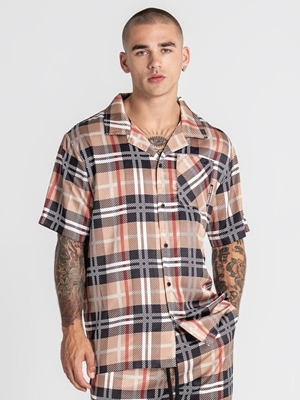 Camisa Gianni Kavanagh Multicolor Satin Shirt GKM007340 - Imagen 1