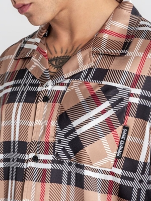 Camisa Gianni Kavanagh Multicolor Satin Shirt GKM007340 - Imagen 2