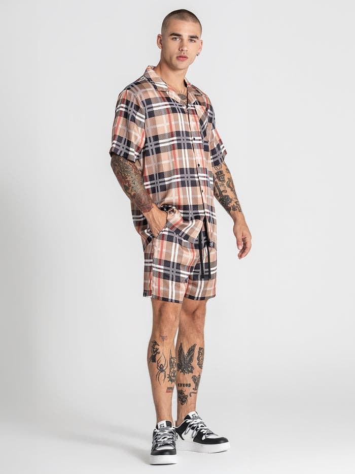 Camisa Gianni Kavanagh Multicolor Satin Shirt GKM007340 - Imagen 3