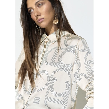 Camisa Lola Casademunt Crudo LF2615016 - Imagen 2