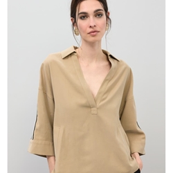 Camisa LOLA CASADEMUNT LS2615100 001 crudo - Imagen 1