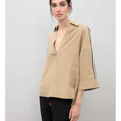 Camisa LOLA CASADEMUNT LS2615100 001 crudo - Imagen 2