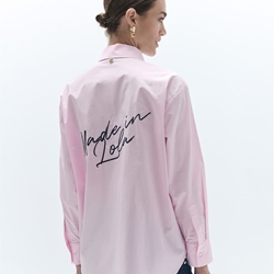 Camisa Lola Casademunt popelín con detalles y parches LF2615021 - Imagen 2